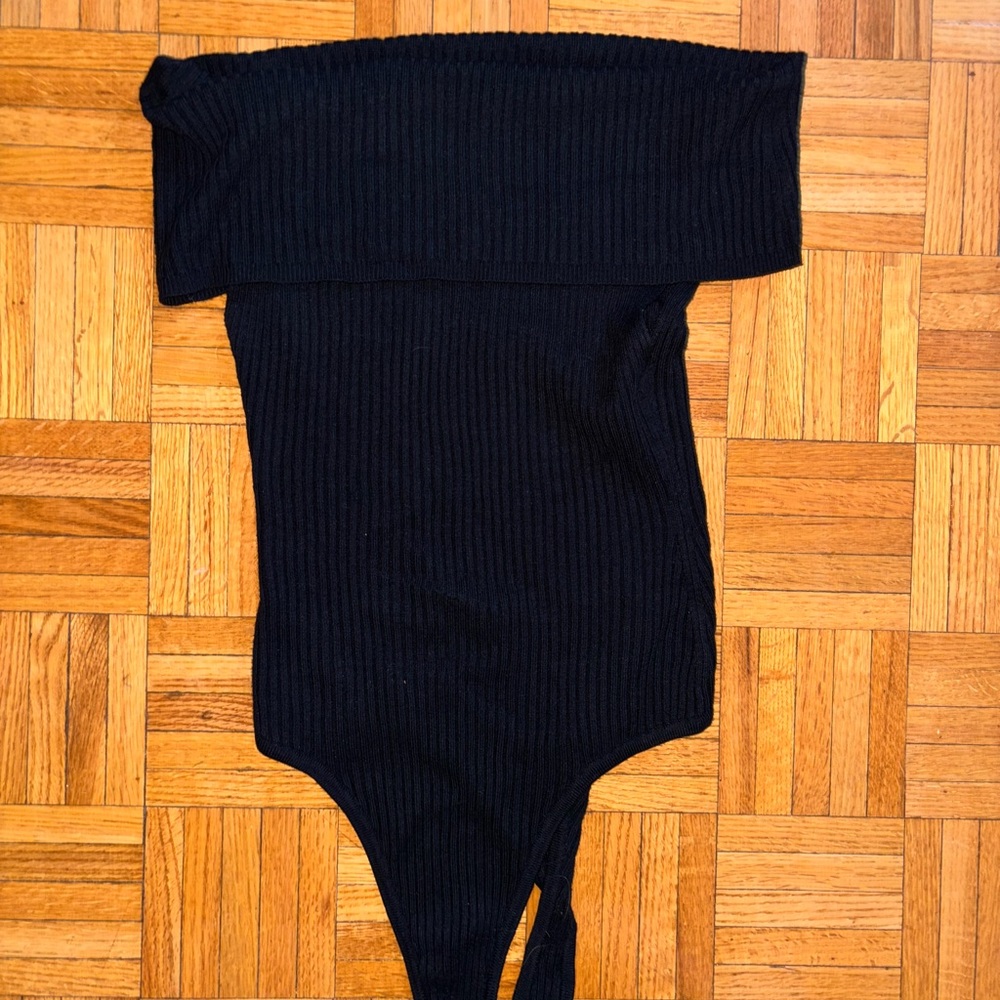 Off the Shoulder Sweater Bodysuit
